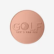 Shiny Copper Golf Coins