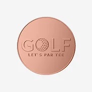 Shiny Copper Golf Coins