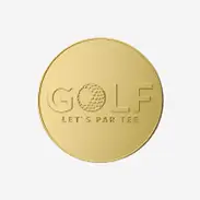 Shiny Gold Golf Coins