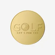 Shiny Gold Golf Coins