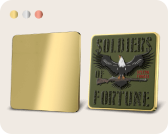  Square Shape Custom Pins