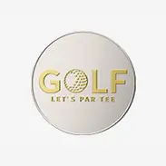 Two Tone Finish Golf Coins