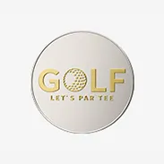 Two Tone Finish Golf Coins