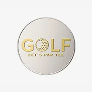 Two Tone Finish Golf Coins