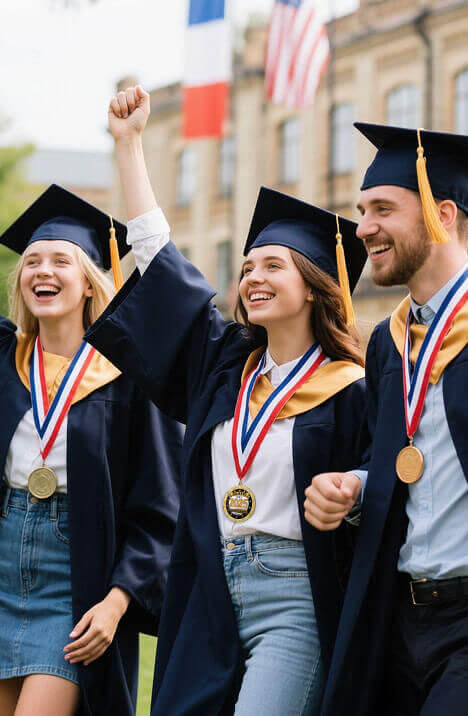 graduation medallions