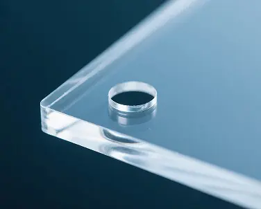 drilled hole acrylic signs