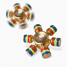 Custom Hexagonal Rudder Fidget Spinners