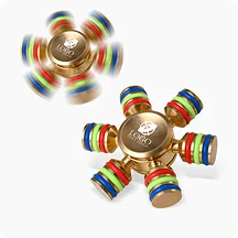 Custom Hexagonal Rudder Fidget Spinners