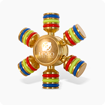 Custom Hexagonal Rudder Fidget Spinners
