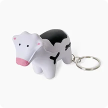 Custom Milk Cow Stress Reliever Keychains