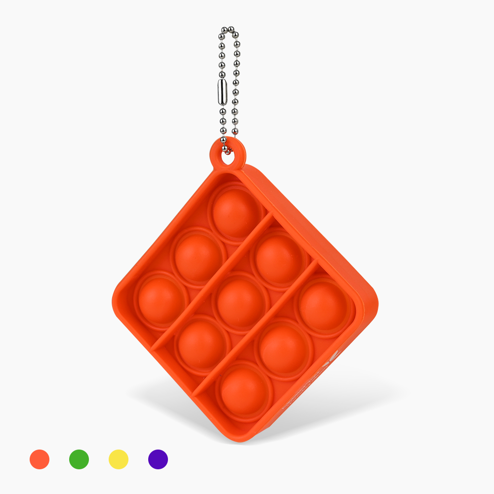 Promotional Mini Push Pop Bubble Keychains