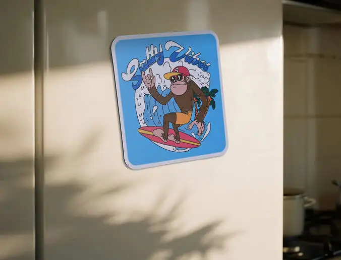 Square Magnetic Stickers