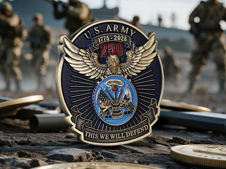 Custom Army Coins for Sale