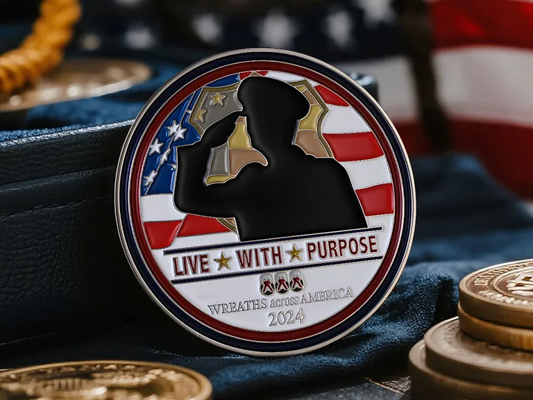 Custom Veteran Challenge Coins for Sale
