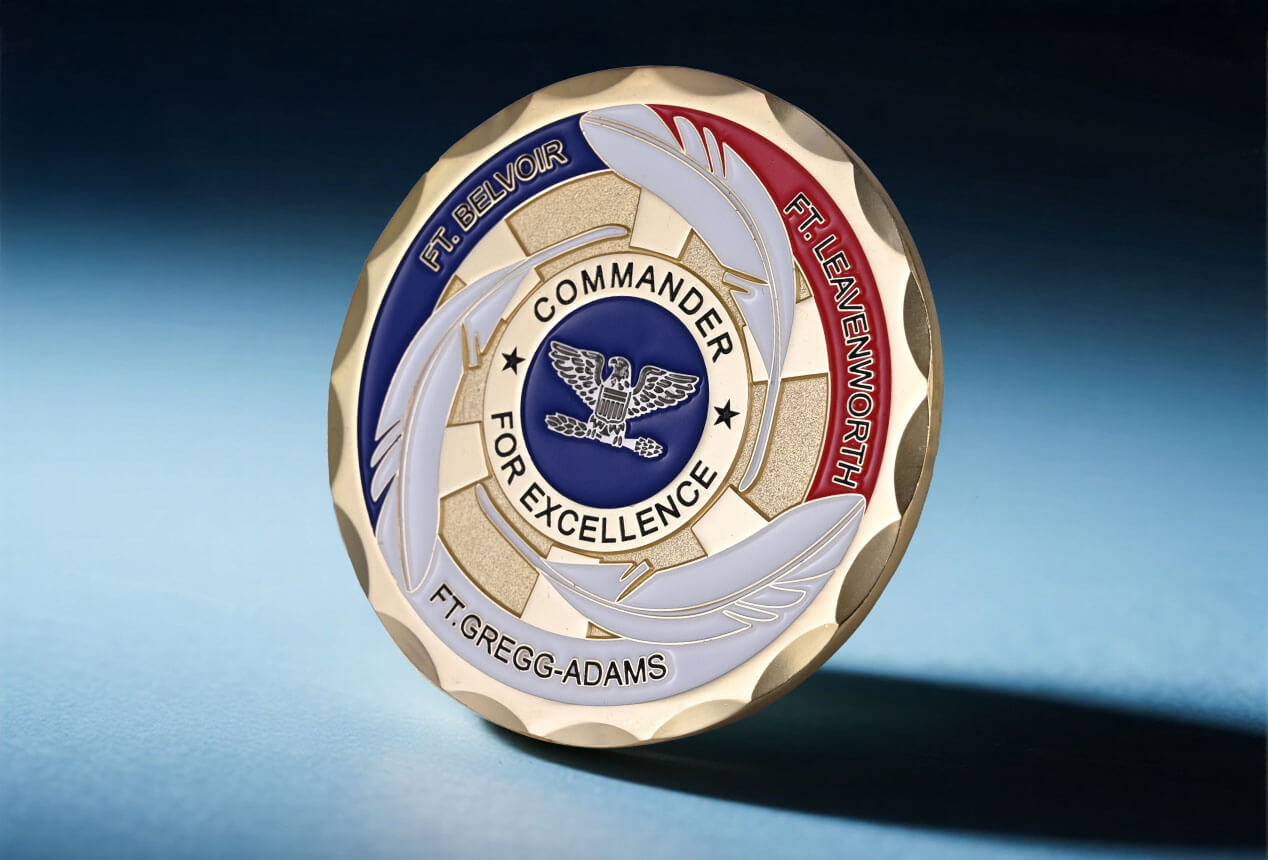 Custom Commander Army Military Challenge Coins