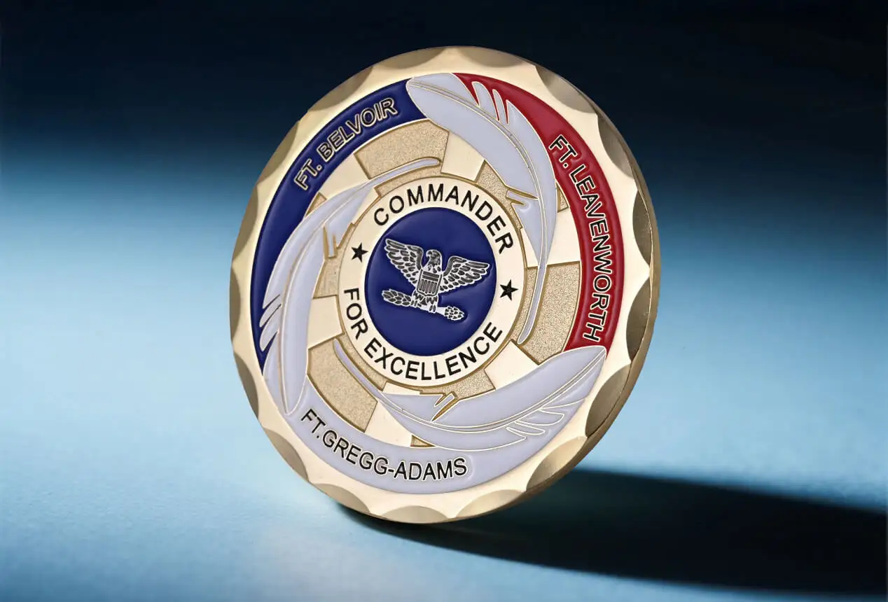 Custom Commander Army Military Challenge Coins