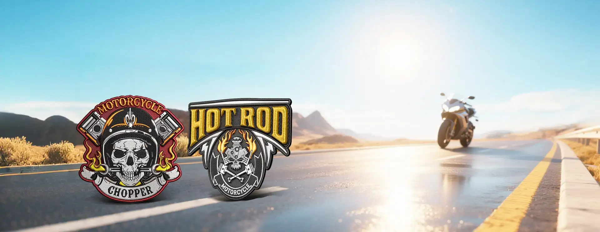 Patches personalizados para motocicletas