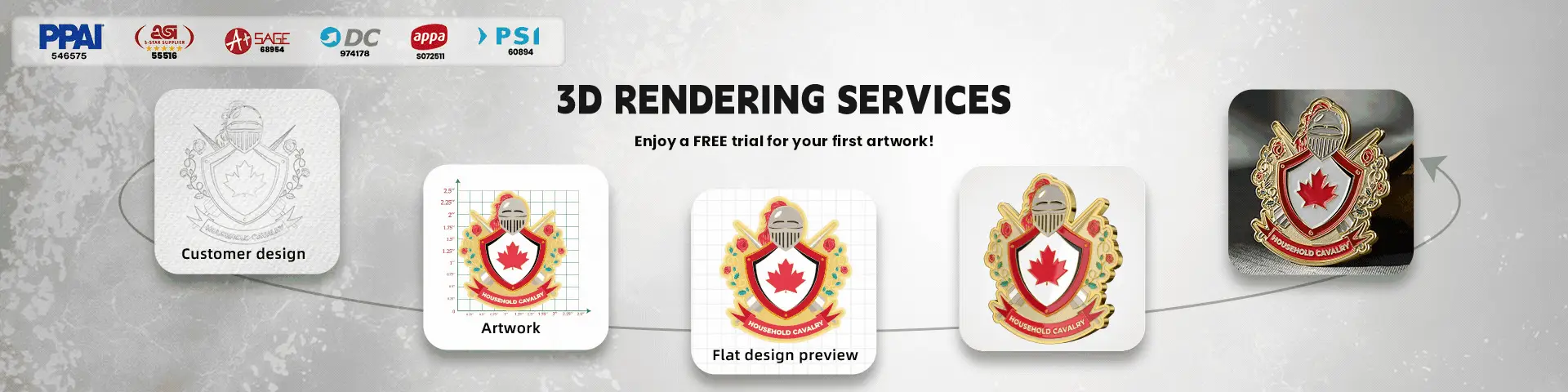 3D modeling proof product