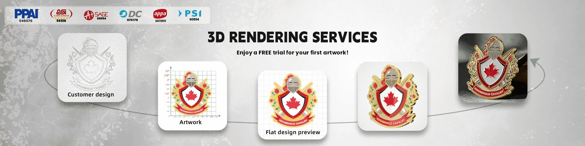 3D modeling proof product