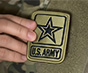 Military Iron On Patches
