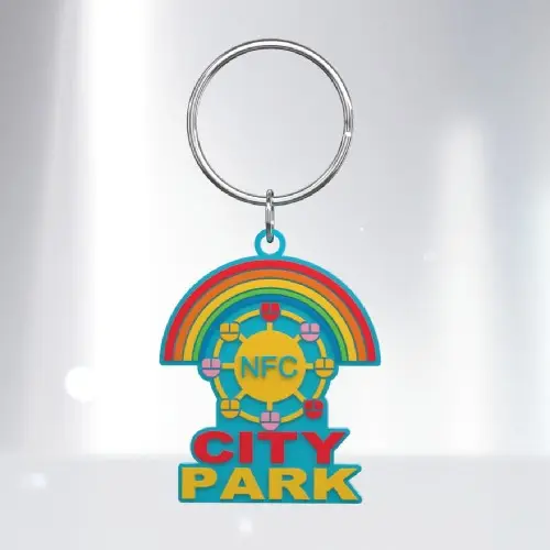Canadian PVC Keychains with NFC