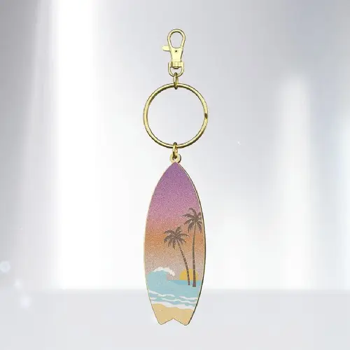 Personalised Gradient Pearlized Keychains