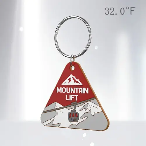 Custom Heat-sensitive PVC Keychain