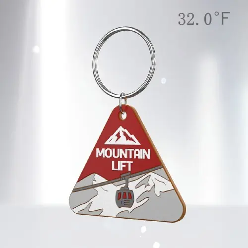 Temperature-sensitive PVC Keychain