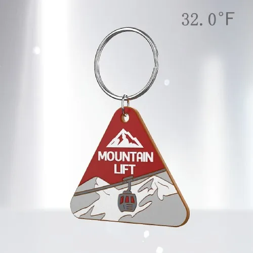 Temperature-sensitive PVC Keychain