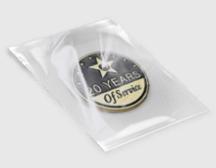 OPP Bag Standard Lapel Pin with Plastic Bag