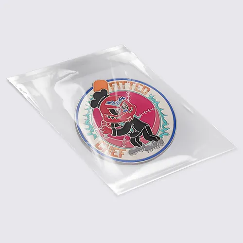 Lapel Pin with Plastic Bag