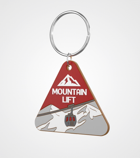 Temperature-sensitive PVC Keychain