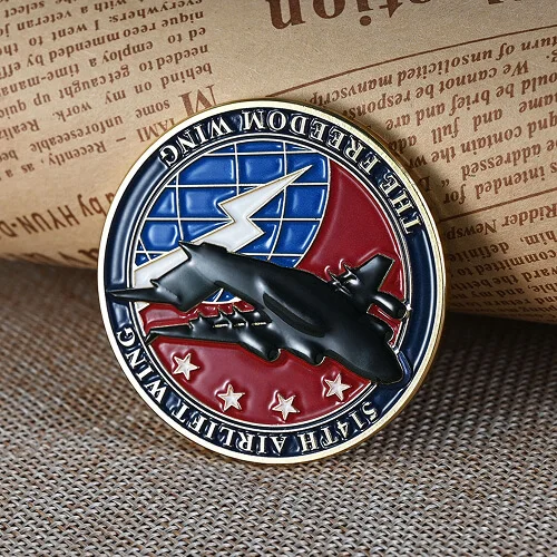 The Airlift Wing Air Force Squadron Challenge Coin The Airlift Wing Air Force Squadron Challenge Coin