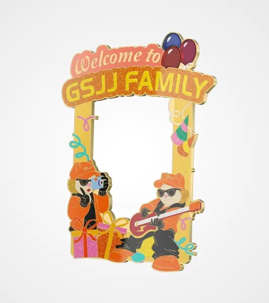 Custom Polaroid Frame + Magnet Backing Pins Custom Polaroid Frame + Magnet Backing Pins