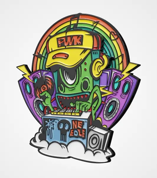 Custom Precision Bearing Rotation & Glow Effect Pins Custom Precision Bearing Rotation & Glow Effect Pins