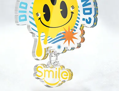 Series Connection Acrylic Keychain