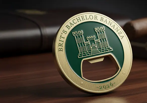 Commemorative Challenge Coin Bottle Opener Commemorative Challenge Coin Bottle Opener