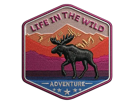 3D Embroidered Patches