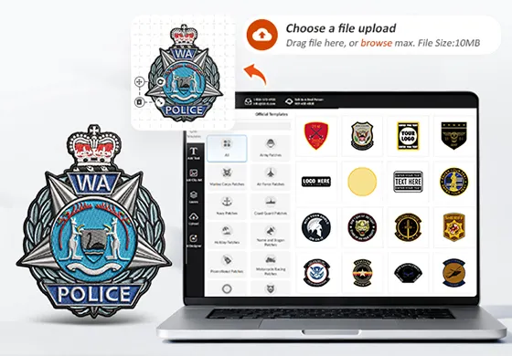 Design Custom Patches with Total Freedom Design Custom Patches with Total Freedom