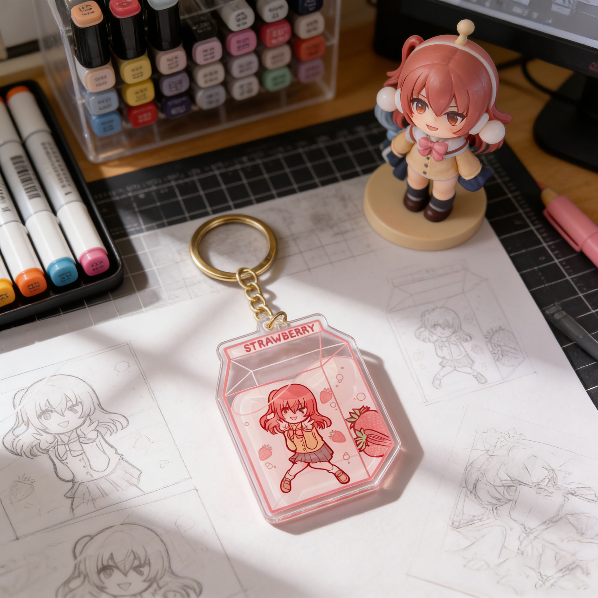 cute acrylic keychains for designer cute acrylic keychains for designer