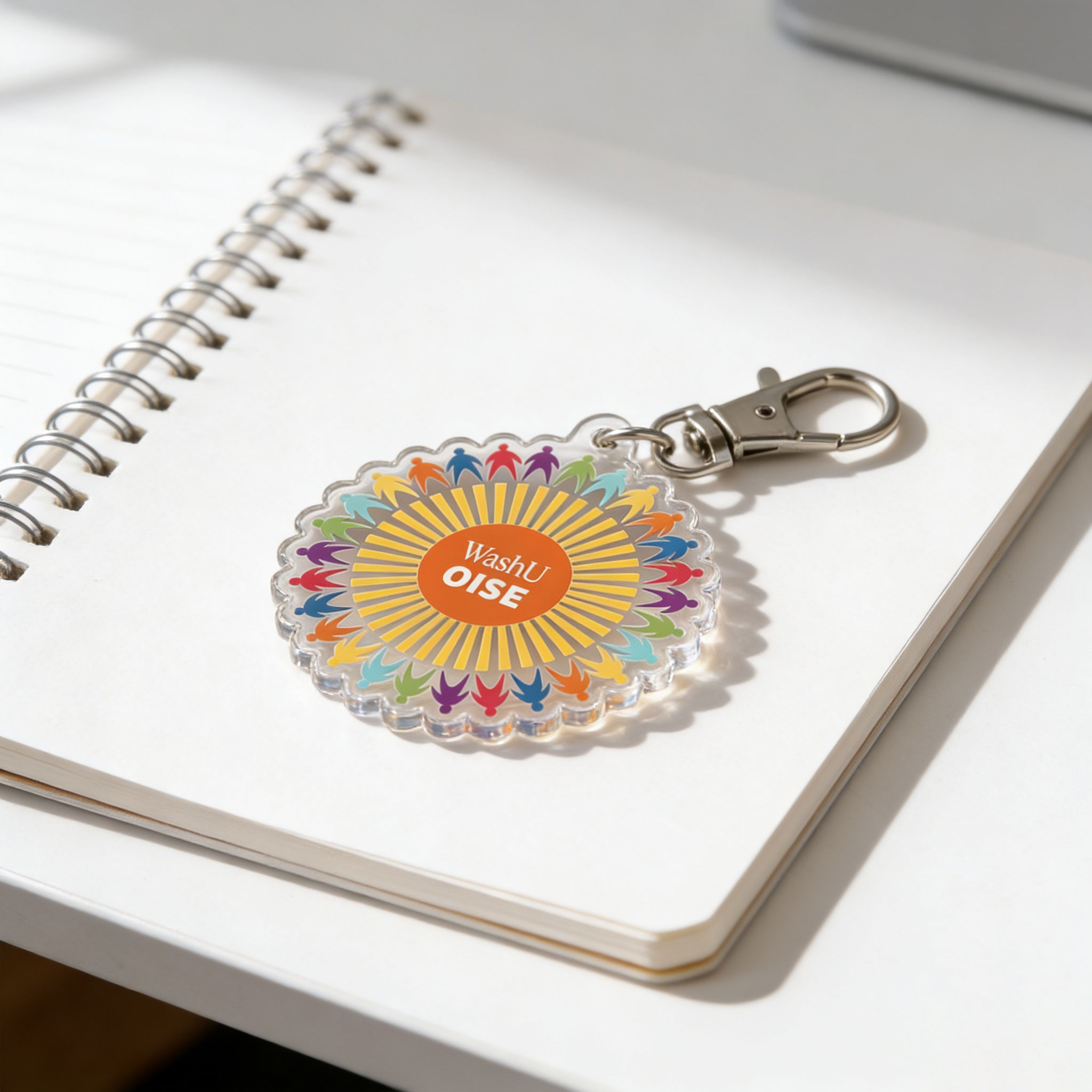 organization logo keychains with acrylic material organization logo keychains with acrylic material