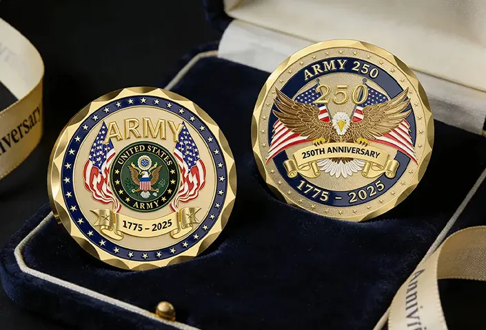 th Anniversary Military Coins
