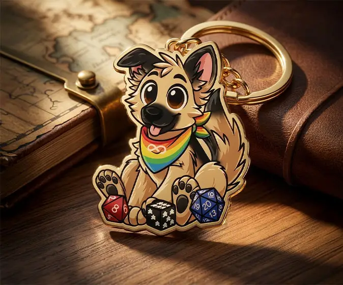 Custom Dog Metal Printed Keychains with full colors Custom Dog Metal Printed Keychains with full colors