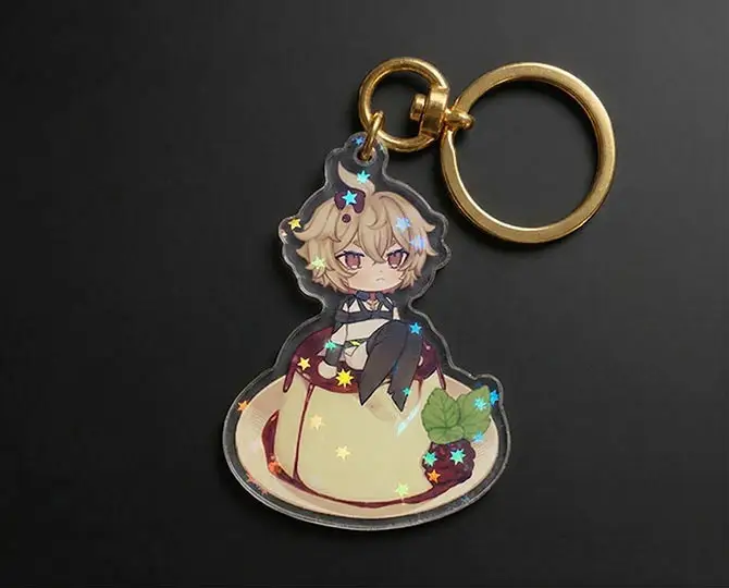 Holo-star acrylic keychain Holo-star acrylic keychain