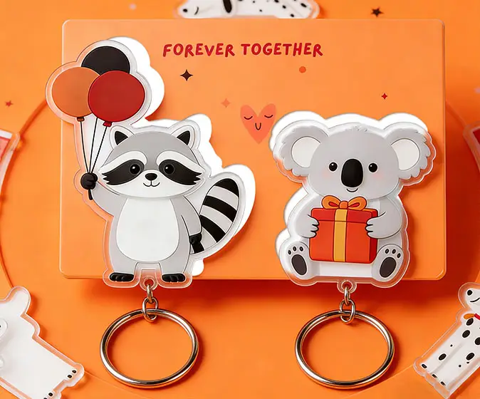 Matching Acrylic Keychains for decorations Matching Acrylic Keychains for decorations