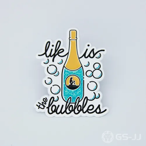 Champagne bottle Lapel pins Champagne bottle Lapel pins