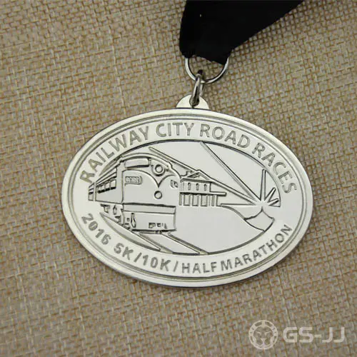 Railway City Road Race customized medals Railway City Road Race customized medals