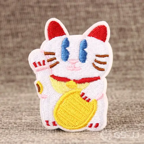 Lucky Cat Custom Embroidered Patches Lucky Cat Custom Embroidered Patches