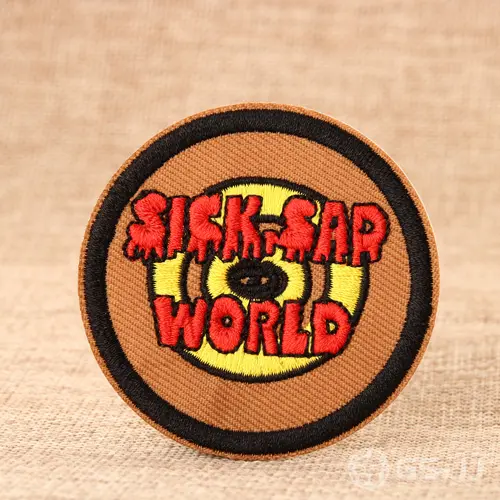 Sick Sar World Custom Embroidered Patches Sick Sar World Custom Embroidered Patches