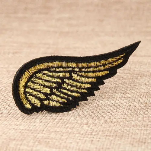 Single Wing Embroidered Patches Single Wing Embroidered Patches